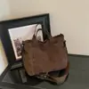Bolsa de Grande Capacidade Ruien 2026 Outono Nova Bolsa de Ombro Casual Personalidade Simples Para Aula Deslocamento Bolsa Tote