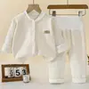 Roupas quentes para bebês, roupas de outono para crianças, conjuntos de outono, conjuntos de roupas para bebês, forrados com fleece e espessados, para bebês e crianças pequenas, para meninos e meninas
