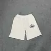 Pantalones Cortos Deportivos Casuales de Malla con Cordón y Estampado de Logo Francés Clásico Pintado a Mano Alcatraz