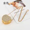 Mini Bolso de Cadena con Forma de Corazón Full Pedrería, Bolso de Noche de Alta Gama de Nicho, Exquisito Bolso Cruzado de Pedrería, Bolso Pequeño Versátil para Mujer
