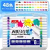 24 Cores Marcadores Acrílicos para Alunos de Jardim de Infância Laváveis Especiais para Crianças Empilháveis Opacos Canetas para Pintura Artística em Papel