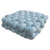 Almofada Quadrada Macia Grossa Tecida para Sofá Futon Almofada de Proteção da Cintura Almofada Espessada Almofada para Gordura Sedentária no Escritório