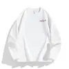 Camiseta de Manga Larga Juvenil para Primavera y Otoño Hombre Otoño 2025 Nueva Camiseta de Manga Larga Bordada Tops para Niños Camiseta