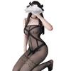 Produtos sexuais para adultos roupa íntima sexy meias inteiriças rede rasgável meias sexy femininas meia-calça preta perspectiva