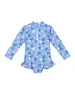 Maiô infantil para meninas, novo maiô de peça única personalizável de secagem rápida e proteção solar, roupa de banho profissional para meninas atacado
