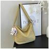 Bolso Cruzado Versátil Diario, Bolso Nuevo Tipo Dumpling, Bolso Tote de Gran Capacidad, Moderno, Casual y Sencillo Bolso de Hombro tipo Waffle