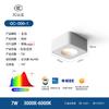 Downlight led cuadrado ultrafino de superficie antideslumbrante lámpara principal sin cabezal sala de estar un cabezal doble cabezal tres cabezales lámpara de cubo empotrada en techo lámpara de vesícula biliar