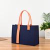Bolso de Mano Cinta Roja de Internet Bolso de Fieltro Doble Color Bolso de Fieltro Bolso Bolso de Mano Impresión Logo Personalizado Nuevo