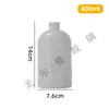 Botella de Gel Hidroalcohólico de Lunares Botella Vacía Vidrio de Colores Botella con Dispensador de Presión de Alto Valor Champú Gel de Ducha Botella de Loción Venta al por Mayor