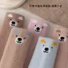 Meias de cano alto para bebê para outono e inverno, espessadas e com forro de fleece para aquecimento, meias para recém-nascidos, meias de cano alto para crianças no meio da panturrilha