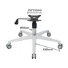 Silla de Oficina Simple de Cinco Estrellas Kit de Varilla de Elevación Neumática Base de Silla Ejecutiva Accesorios para Silla Giratoria de Gama Media Venta al por Mayor