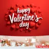Colgante de tela serie corazón para el Día de San Valentín transfronterizo, para decoración de fondo, adecuado para dormitorio, cabecera de cama, sala de estar, decoración de pared y sesiones de fotos de parejas