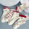 Calcetines Cortos de Dibujos Animados Lindos de Gato Kt para Mujer, Nuevos Calcetines de Estudiante para Primavera y Verano, Calcetines de Media Pantorrilla Sin Costuras de Moda Estilo Coreano
