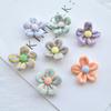 Tela Nueva Tartán Hebilla Flor Accesorios para el Cabello Hechos a Mano Tiara Accesorios DIY Pasador para el Cabello de Niños Cuerda para el Cabello Material