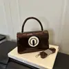 Bolso Pequeño Cuadrado Nuevo Bolso de Mano para Mujer 2026 Bolso Retro de Hombro Único Cruzado Tendencia de Moda Bolso Pequeño Cuadrado Nuevo para Mujer
