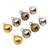 Cobre Multicolor Alta Retención de Color Perla Hueca Colgante de Campana Pequeña Redonda Pulsera DIY Hecha a Mano Accesorios para Joyería