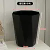 Cubo de basura para sala de estar del hogar, estilo nórdico de lujo ligero, oficina comercial, dormitorio, cocina de gran capacidad, dormitorio, papelera de baño