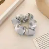Scrunchie de Chiffon com Renda Estilo Coreano para Mulheres 2025 Novo Elástico de Cabelo para Coque Acessório de Cabelo