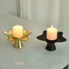 Bandeja de Velas Aromáticas Escandinavas Adornos Decoración de Atmósfera para Escritorio del Hogar Mesa Accesorios para Cena Romántica a la Luz de las Velas