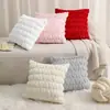 Amor Color Sólido Felpa Cojín Decorativo Moderno Minimalista Oficina Funda de Cojín Decorativo Sala de Estar Sofá Cojín Respaldo Día de San Valentín Cojín