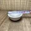 Porcelana reforçada cerâmica branca pura tigela pequena tigela de oferenda 3,8cm 3,6cm louça espessa molho tigela mini restaurante