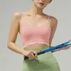 Nuevo estilo de sujetador deportivo para mujer con hermoso diseño en la espalda, chaleco deportivo a prueba de impactos de alta intensidad, top de yoga ajustado, sujetador de fitness