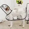 Impermeable Transparente para Perro Grande y Mediano Samoyedo Teddy Bichón Golden Retriever Ropa Impermeable para Mascotas Poncho para Perro Grande