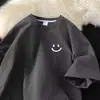 Camiseta de Manga Corta de Moda Juvenil Transfronteriza Nueva Tendencia para Hombre Hombro Normal Verano Transpirable Holgada