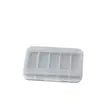 Caja de Plástico PP Compartimentada 5 Compartimentos Transparente Botones de Ferretería Accesorios para Pesca Caja de Empaque Adornos Juguetes Caja de Almacenamiento para Perler Beads