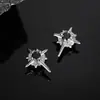 Pinzas Magnéticas para Oreja Coclear, No Requieren Perforación, Brazaletes de Zirconia para Oreja, Pendientes Versátiles Geométricos de Alta Gama Unisex