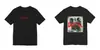 Camiseta de Manga Corta Estampada Transfronteriza Verano Estilo Americano Holgada Cuello Redondo