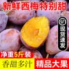 Ciruelas Francesas Frescas de Xinjiang en Stock, Ciruelas Grandes Crujientes y Dulces de 2.5 kg en Temporada, Caja Entera, Sin Hueso y Crujientes, Adecuadas para Mujeres Embarazadas