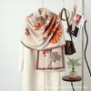 Bufanda Nueva de Imitación Cachemir para Mujer en Invierno Estilo Coreano Marca de Moda Versátil y Linda Bufanda Chal Grueso de Doble Cara