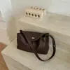 2026 Bolso Cruzado de Un Solo Hombro de Color Sólido Nuevo Simple Moderno Individual Elegante Alto Valor para el Trabajo Bolso de Nicho de Moda