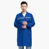 Ropa de Trabajo Azul Transfronteriza, Ropa de Protección Laboral para Transporte, Ropa a Prueba de Polvo de Manga Larga con Tira Reflectante, Overoles de Fábrica con Texto Impreso