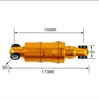 Horquilla Trasera Amortiguador Trasero Scooter Eléctrico Xilop Amortiguador de Resorte Trasero Multicolor Distancia entre Agujeros 110 mm mm Universal