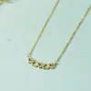Collar de corazón calado de moda para mujer, estilo coreano y japonés, fresco y versátil, bañado con cinco corazones entrelazados, incrustado con circonita, choker para clavícula