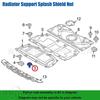 Adecuado para BMW y mini clip de alambre de guardabarros placa antideslizante cubierta inferior ojal 07147306224