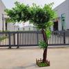 Adornos de Árbol Banyan Falso Simulado, Plantas Verdes Grandes, Paisajes de Hotel, Centros Comerciales, Plantas de Árbol de los Deseos, Decoración y Paisajismo Interior y Exterior