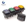 Interruptor Basculante à Prova d'Água Integrado Kcd4, Seis Pinos, Três Posições, com Luz, Interruptor de Alimentação Basculante 12V24V/220V