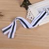 Uniforme escolar vestuário de comércio exterior lateral branco preto e branco cor fita elástica micro vestuário calças cinto elástico horizontal cinto de malha de urdume cinto estampado