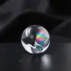 Cor Explosiva Natural Bola de Cristal Branca Flor Arco-Íris Bola de Cristal Enfeites Mar da China Oriental Cristal Branco Pedra Original Pingente de Contas Redondas