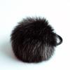 Outono e Inverno Flor de Cabeça de Pelo de Coelho Sintético Elástico de Cabelo Estilo Coreano Cor Sólida Bola de Pelúcia Elástico de Cabelo Bola Fofa Elástico Atacado