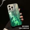 Funda para iPhone 16 Foxtail Bronzing con degradado láser 15, funda protectora resistente a caídas para Apple 14 Pro Max 13