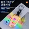 Llavero Encendedor Patrón Genial Encendido por Filamento de Tungsteno Silencioso Luz Colorida Genial Encendedor Recargable
