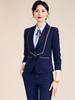 Este Outono e Inverno Novo Hotel Recepção Restaurante Roupas de Trabalho Ktv Atendimento ao Cliente Uniforme de Trabalho Terno Profissional Terno para Mulheres