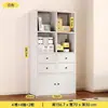Estante de Ferro Forjado para Uso Doméstico, Estante Modular Colorida Estilo Kallax de Chão com Armazenamento em Gaveta, Novo Estilo Chinês