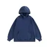 Sudadera con capucha de marca de moda 400g para hombre, con proceso de fábrica, lavada y desgastada, forro polar, estilo oversize, engrosada, personalización