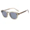 19647 Gafas de Sol Redondas Estilizadas Estilo Retro Europeo y Americano con Montura Tr90 para Mujer, Gafas de Sol con Protección Solar, Gafas de Gama Alta con Núcleo Insertado