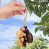 Cáscara de Fruta Natural Colgante de Carrillón de Viento Cumplidor de Deseos Hecho a Mano Fruta DIY Terapia de Sonido Curativo Campana de Mano Regalo para Mejor Amiga Adorno